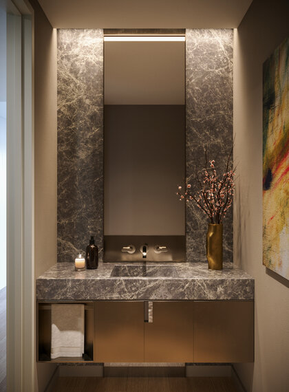 The Cortland Powder Room