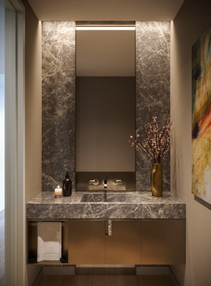 The Cortland Powder Room